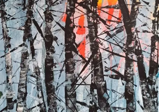 SUDNIKOWICZ BERNADETA – Splątanie –  zimowy poranek